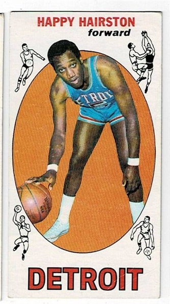 1969 Topps Basketball #83 Happy Hairston - Detroit Pistons RC